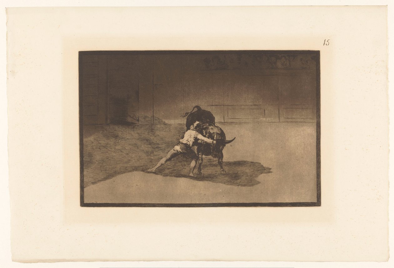 Martincho im Kampf mit einem Stier von Francisco de Goya