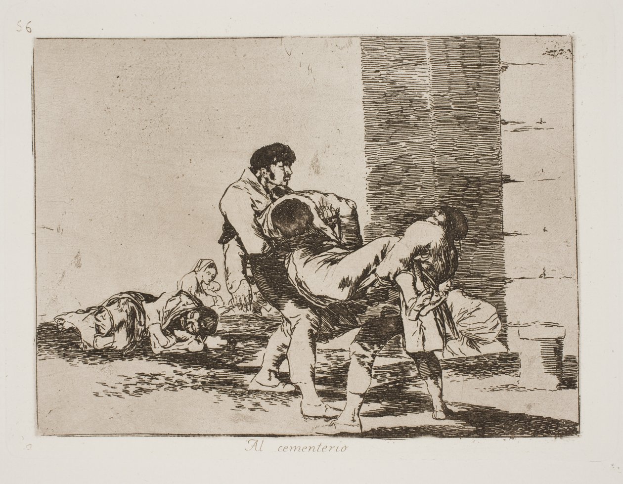 Auf dem Weg zum Friedhof (56) von Francisco de Goya