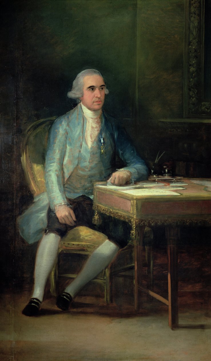 Porträt von Don Francisco de Saavedra, 1798 von Francisco de Goya
