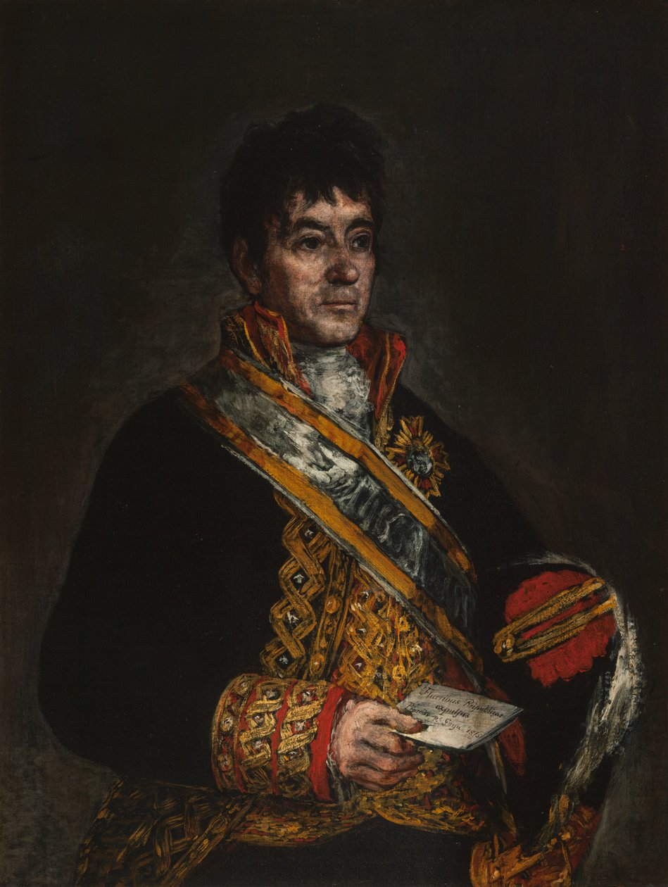 Porträt von Don Miguel de Lardizábal, 1815 von Francisco de Goya