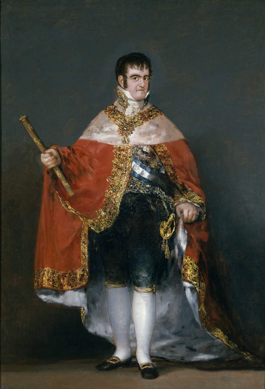 Porträt von König Ferdinand VII. von Spanien, 1815 von Francisco de Goya