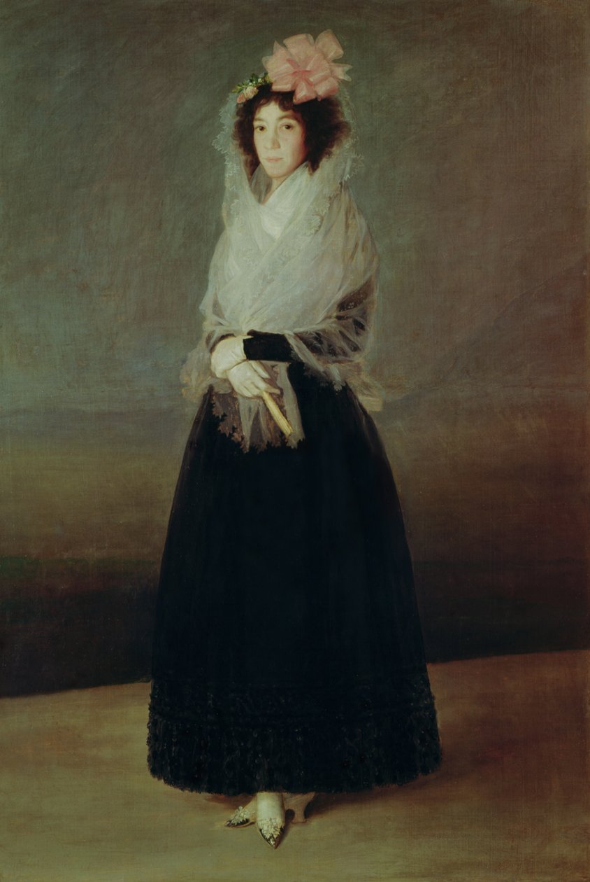 Porträt der Gräfin von Carpio (1757-95) Marquesa de la Solana, ca. 1793 von Francisco de Goya