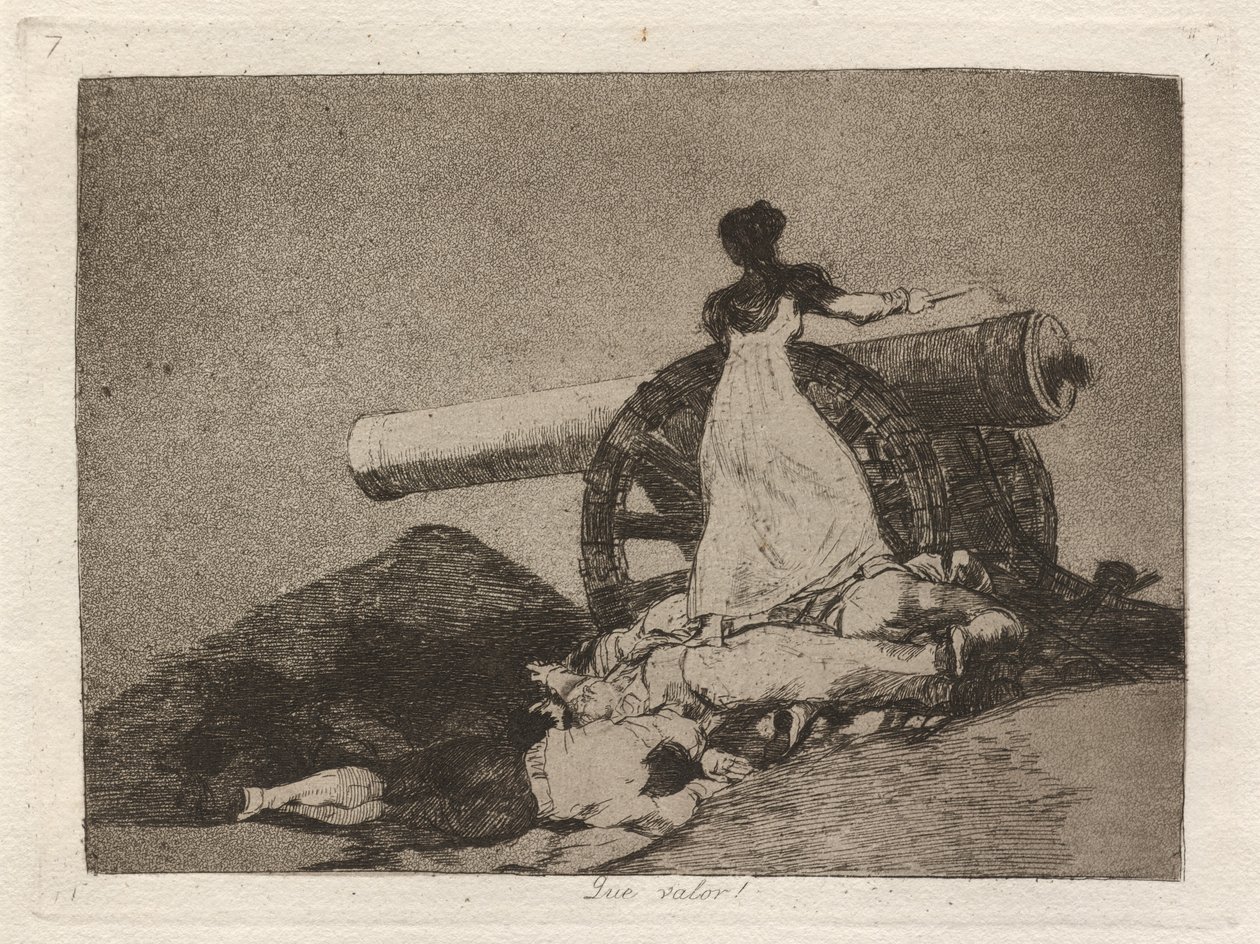 Welch ein Mut! von Francisco de Goya
