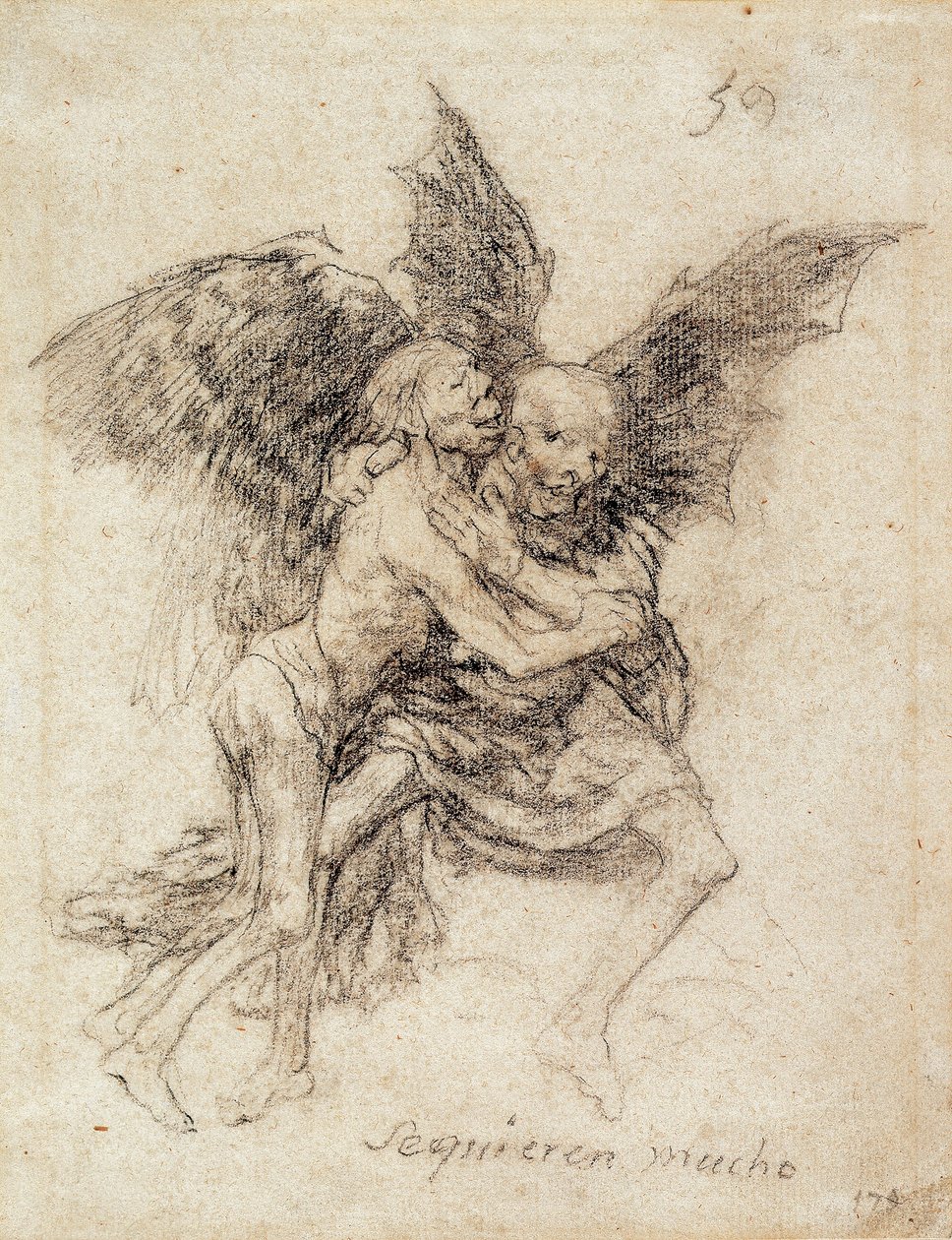 Se quieren mucho (Sie lieben sich sehr) von Francisco de Goya