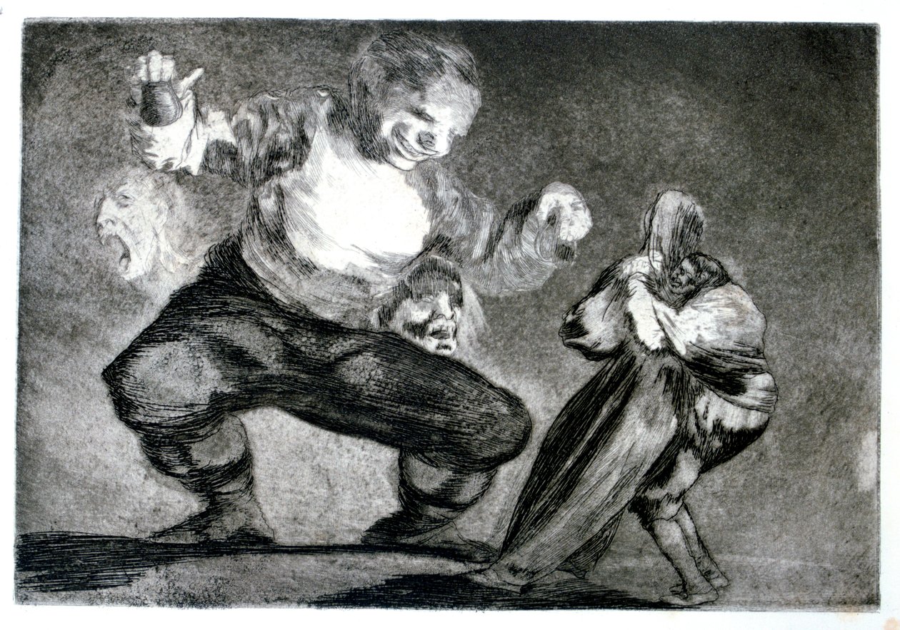 Einfacher Mensch, 1819-1823 von Francisco de Goya