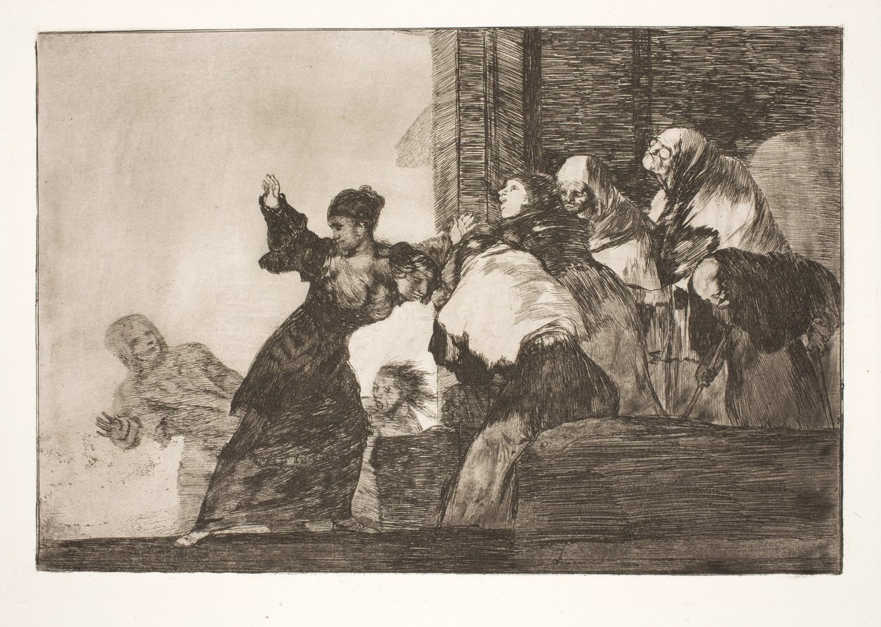 Arme Torheit (Zwei Köpfe sind besser als einer) von Francisco de Goya