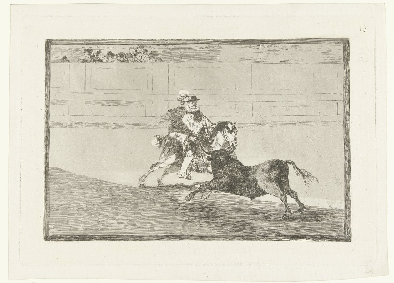 Stierkämpfer in einer Arena von Francisco de Goya