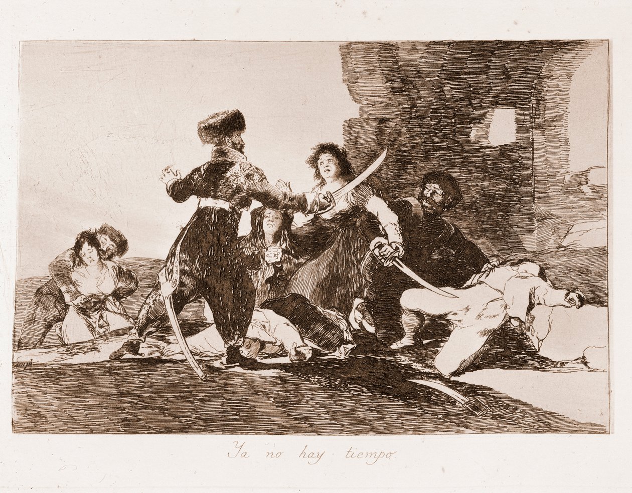 Die Schrecken des Krieges: Es ist schon zu spät von Francisco de Goya