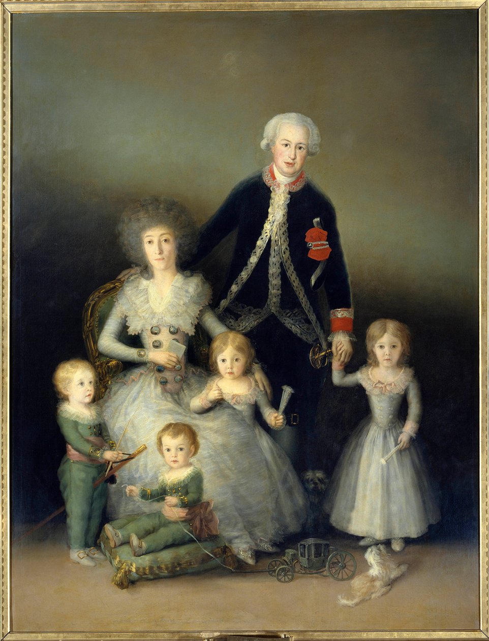 Der Herzog von Osuna, Pedro de Alcantara und seine Familie von Francisco de Goya
