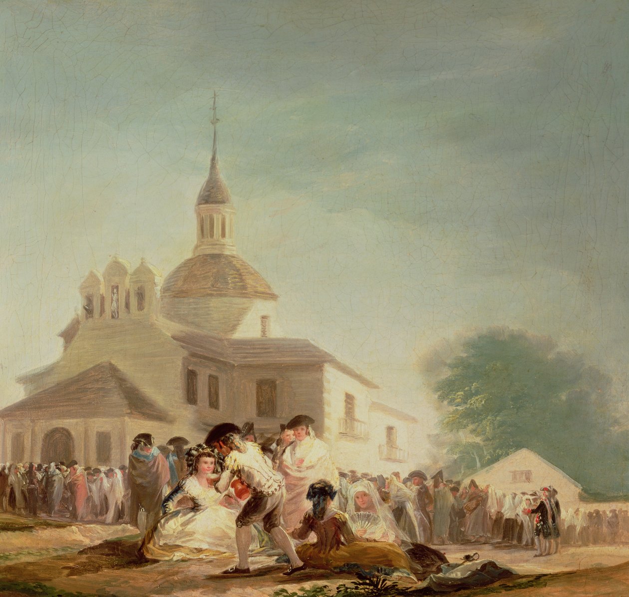Die Einsiedelei von San Isidro, Madrid, 1788 von Francisco de Goya