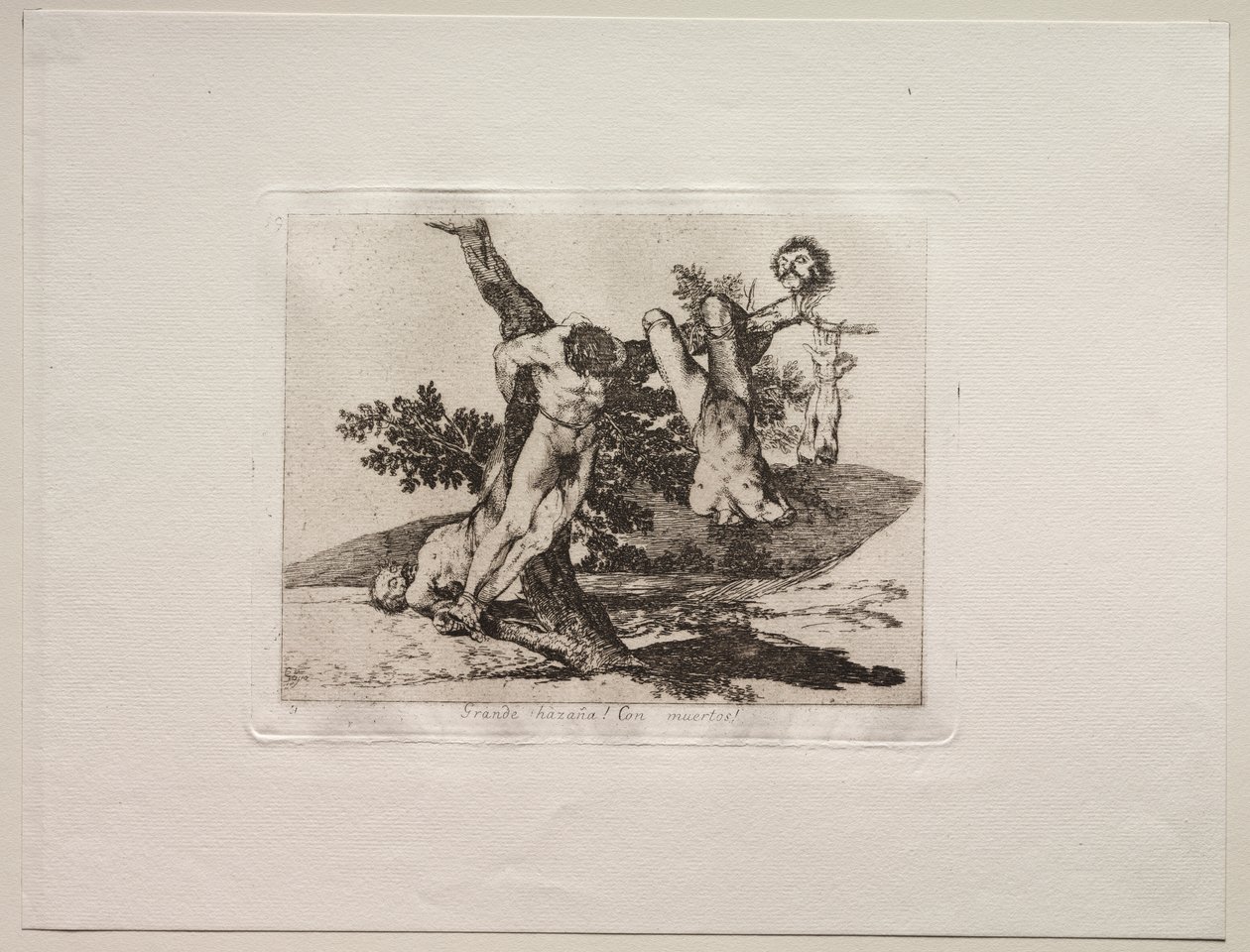 Die Schrecken des Krieges: Eine heroische Tat! Mit Toten! von Francisco de Goya