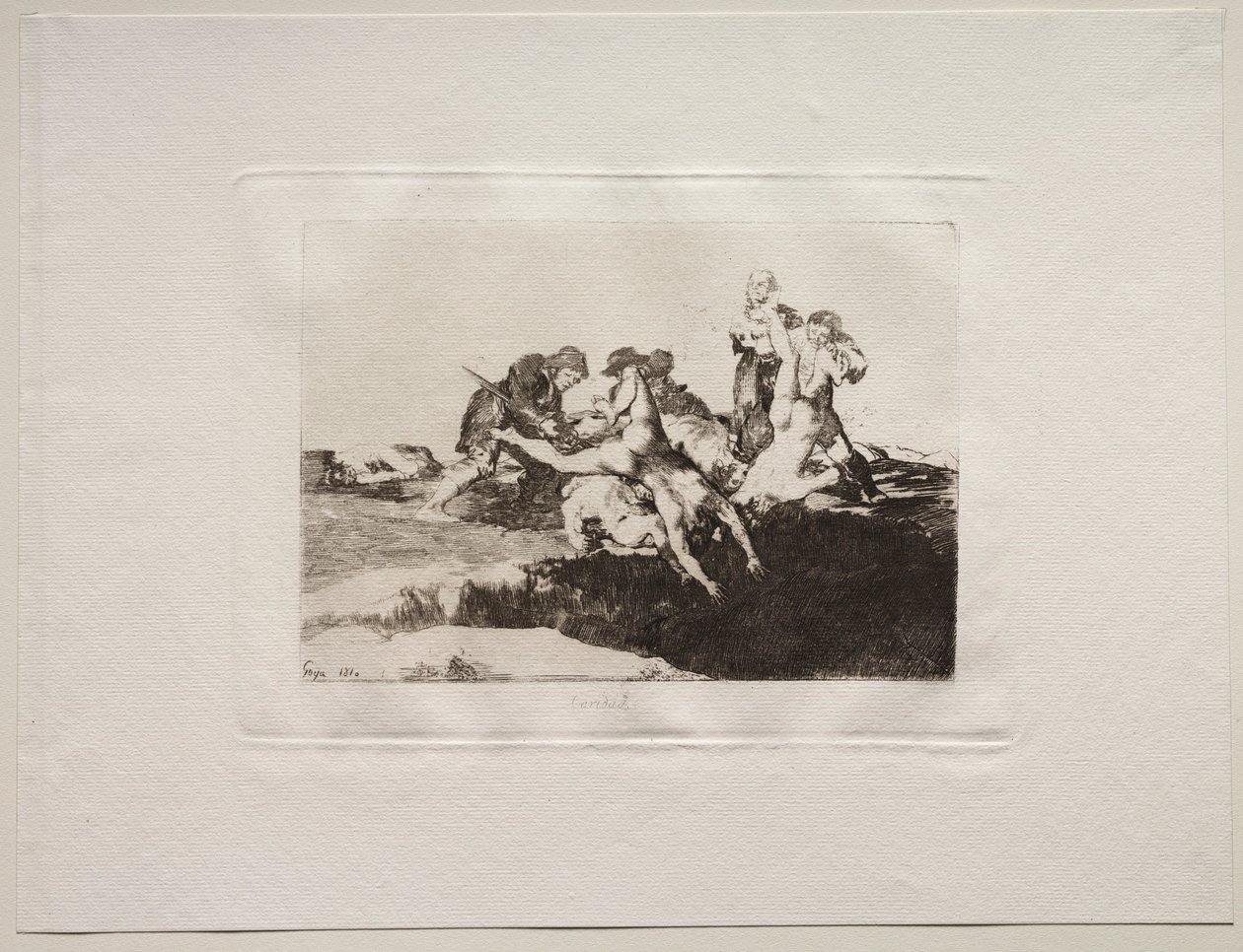 Die Schrecken des Krieges: Wohltätigkeit von Francisco de Goya