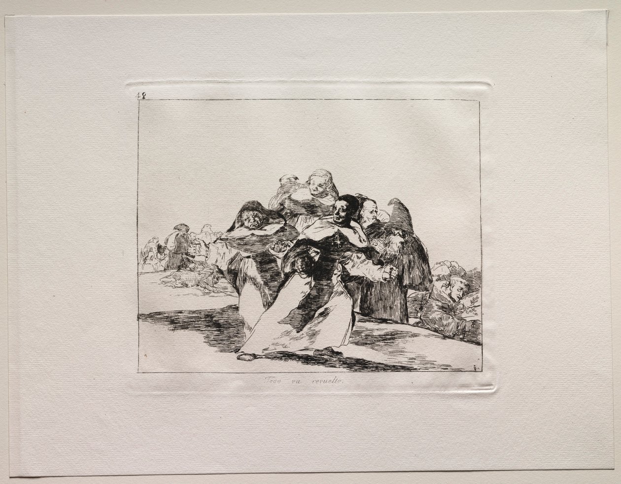Die Schrecken des Krieges: Alles ist drunter und drüber von Francisco de Goya