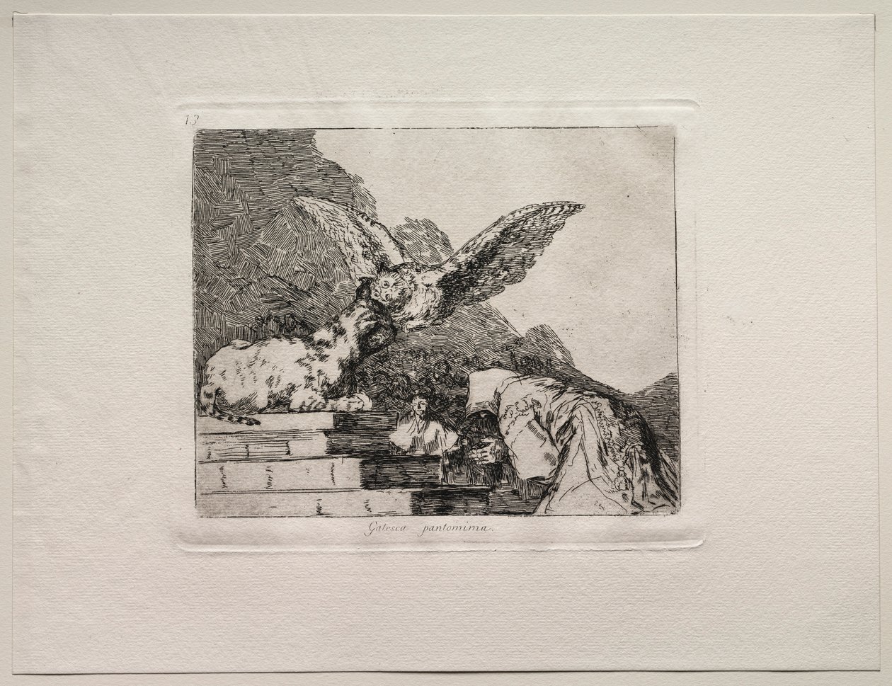 Die Schrecken des Krieges: Katzenpantomime von Francisco de Goya