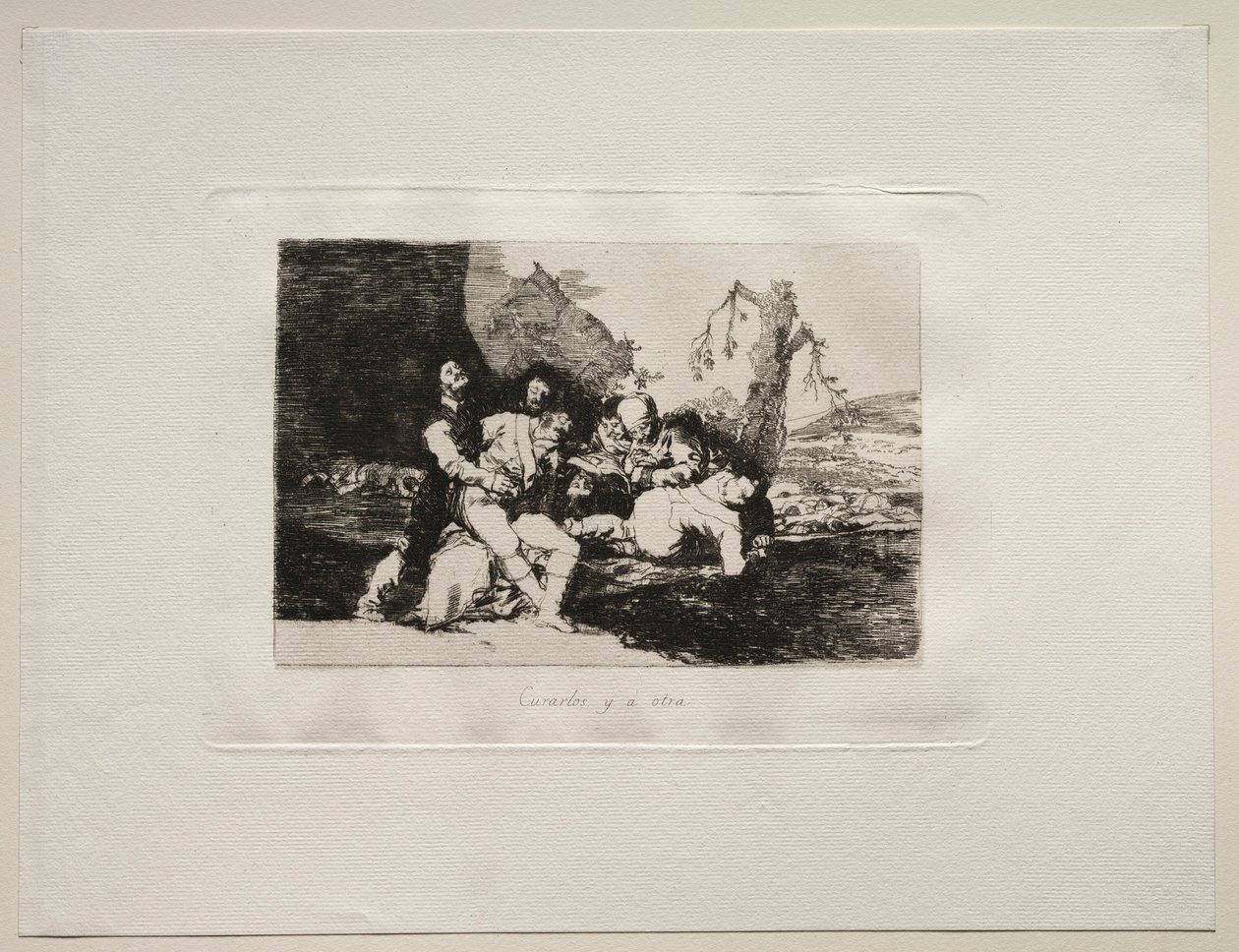 Die Schrecken des Krieges: Mach sie gesund und weiter zum nächsten von Francisco de Goya