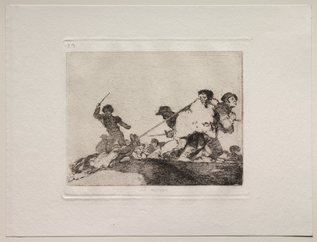 Die Schrecken des Krieges: Er hat es verdient von Francisco de Goya