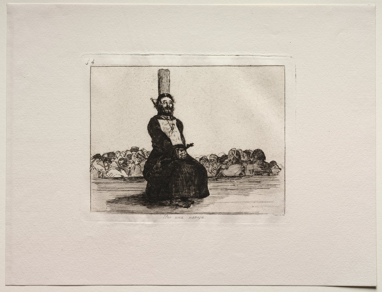 Die Schrecken des Krieges: Wegen eines Messers von Francisco de Goya