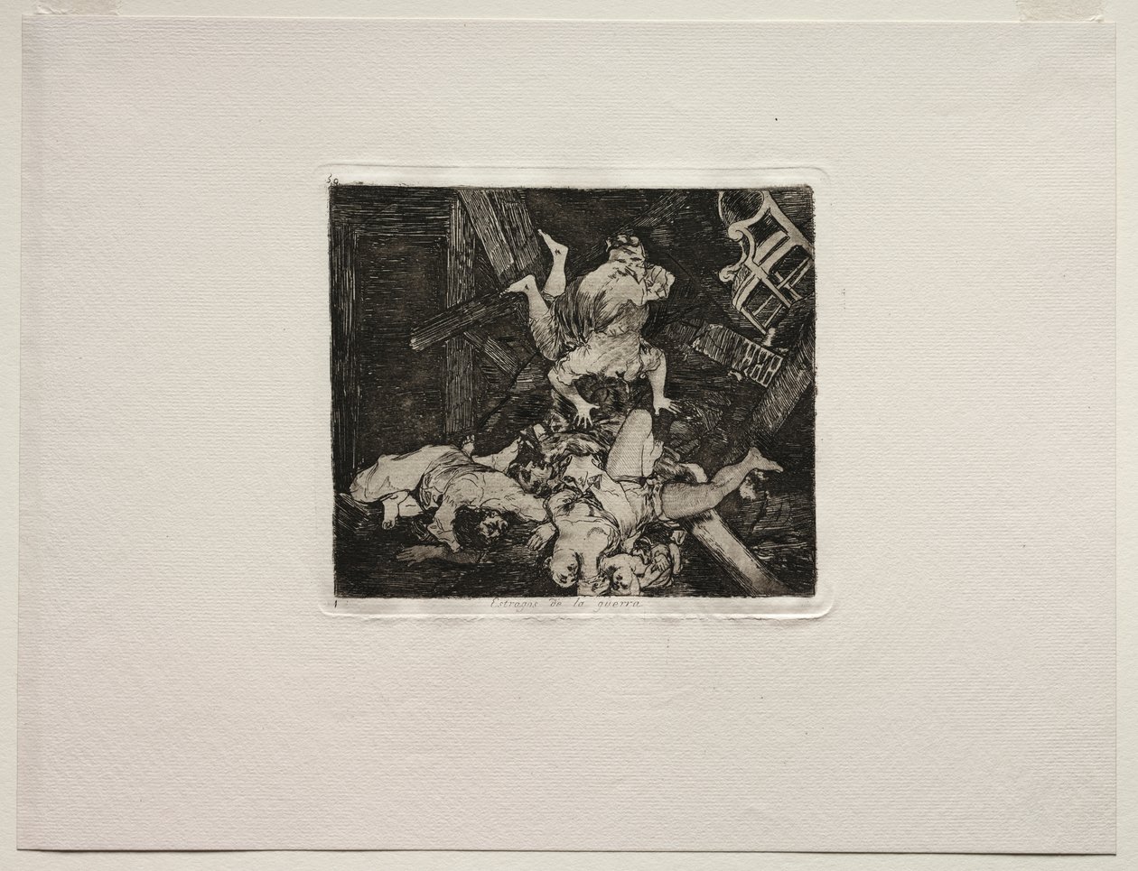 Die Schrecken des Krieges: Verwüstungen des Krieges von Francisco de Goya