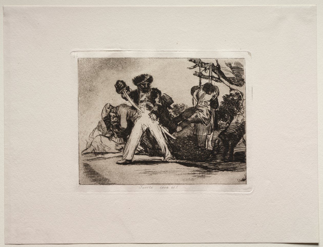 Die Schrecken des Krieges: Das ist hart! von Francisco de Goya