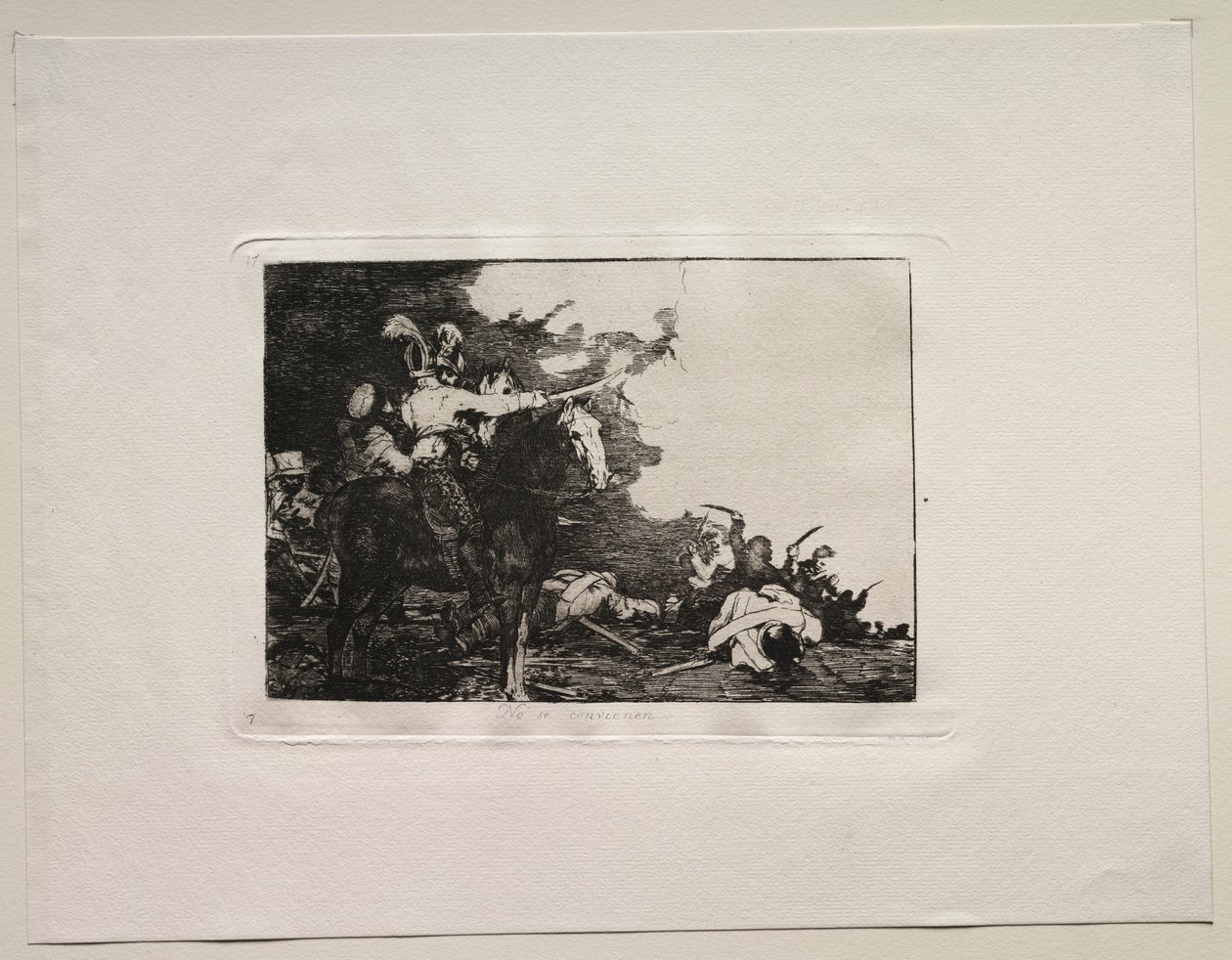 Die Schrecken des Krieges: Sie stimmen nicht überein von Francisco de Goya