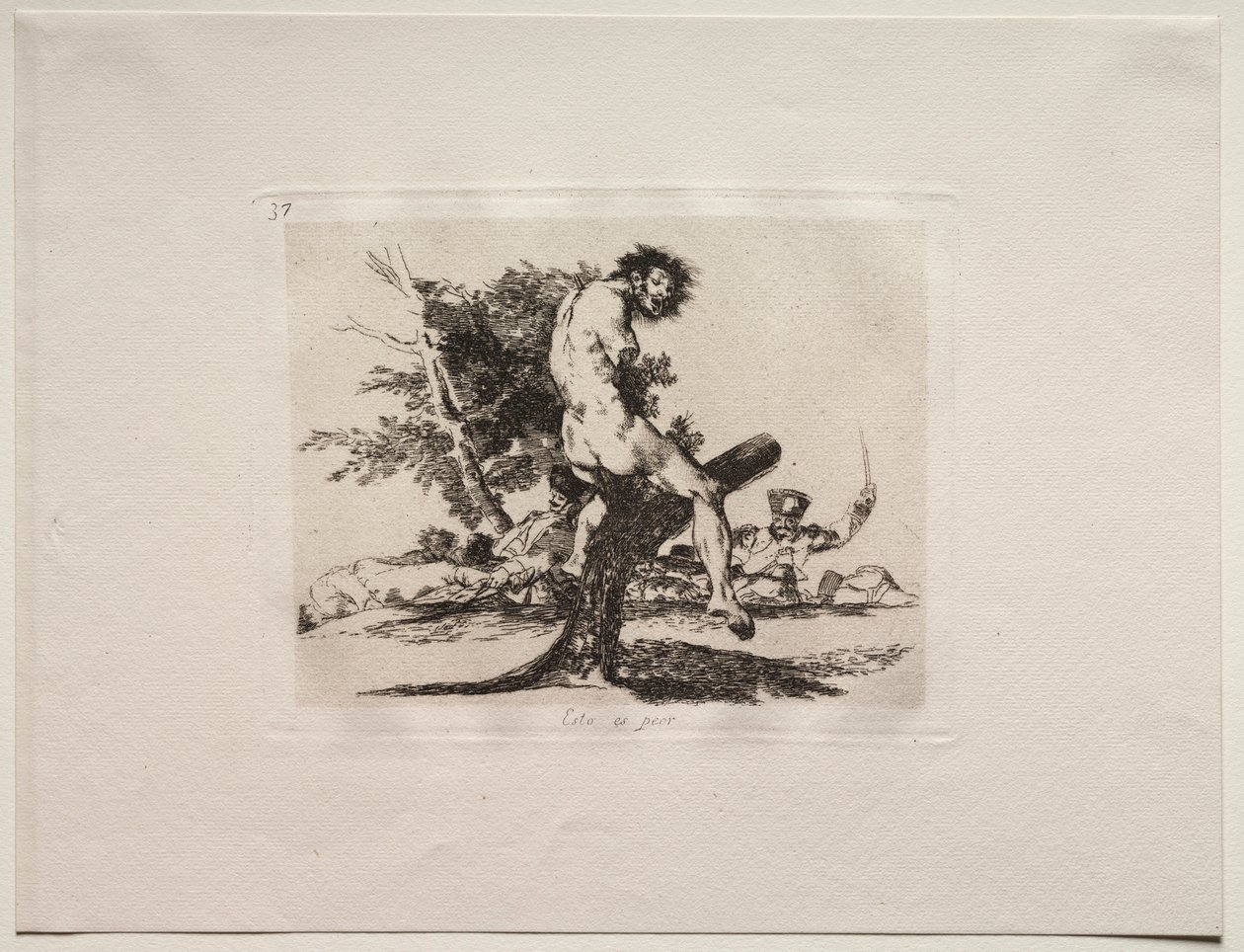 Die Schrecken des Krieges: Das ist schlimmer von Francisco de Goya
