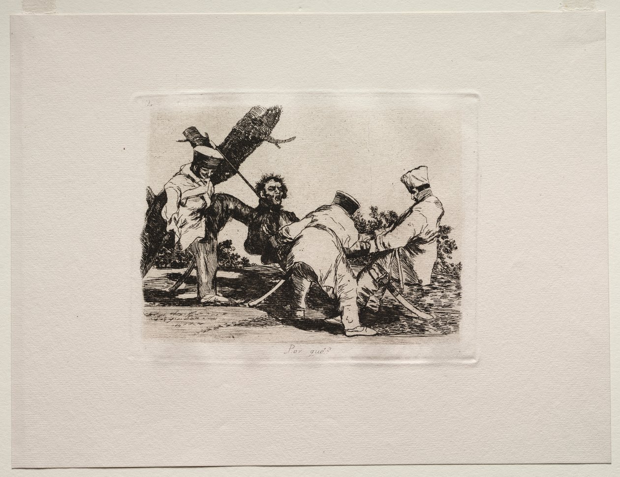 Die Schrecken des Krieges: Warum? von Francisco de Goya