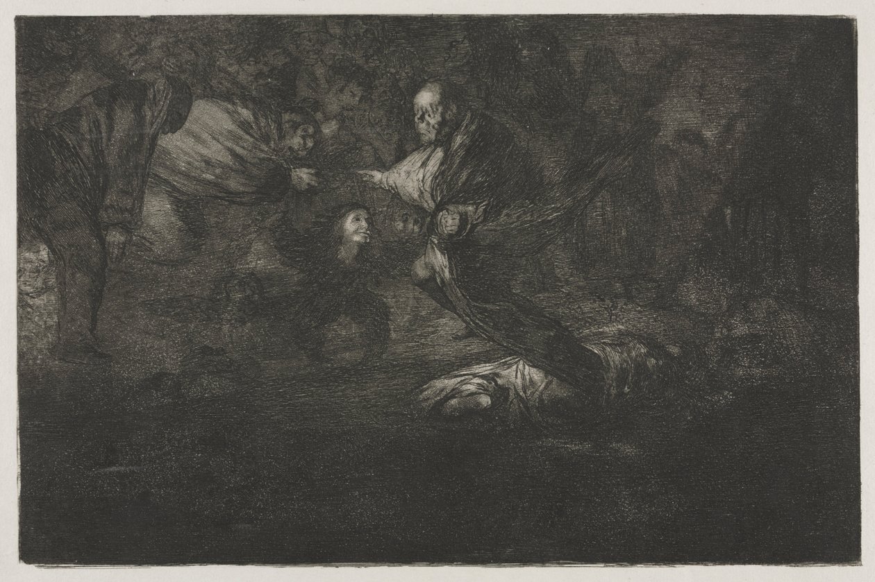 Die Sprichwörter: Gott erschafft sie und sie verbinden sich, 1864 von Francisco de Goya