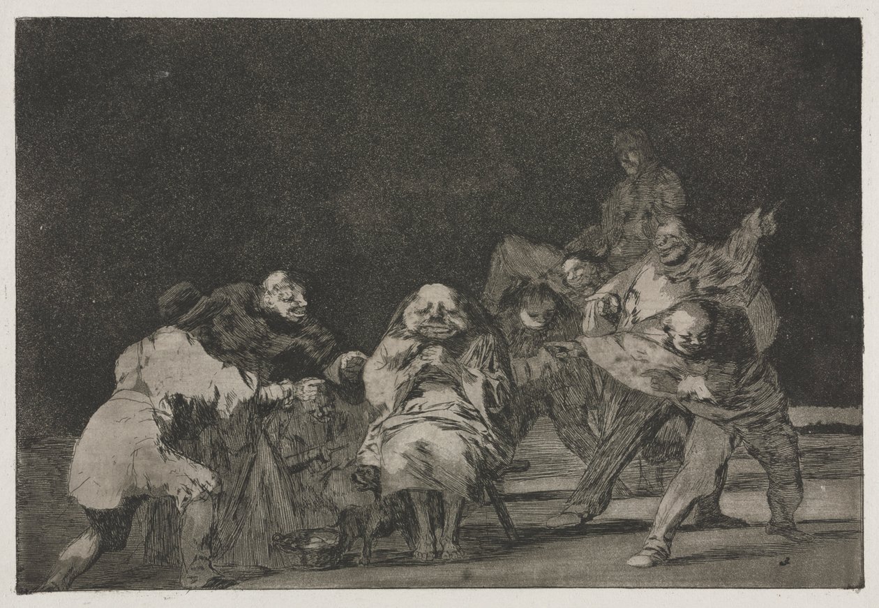 Die Sprichwörter: Loyalität, 1864 von Francisco de Goya