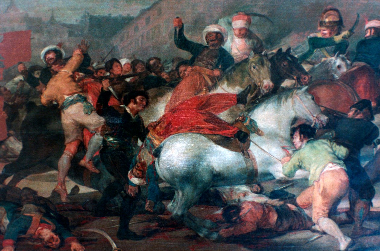 Der 2. Mai 1808: Angriff der Mameluken, 1814 von Francisco de Goya