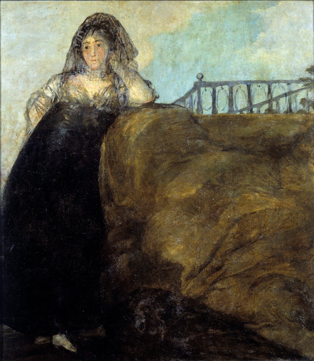 Una manola, Dona Leocadia Zorrilla von Francisco de Goya