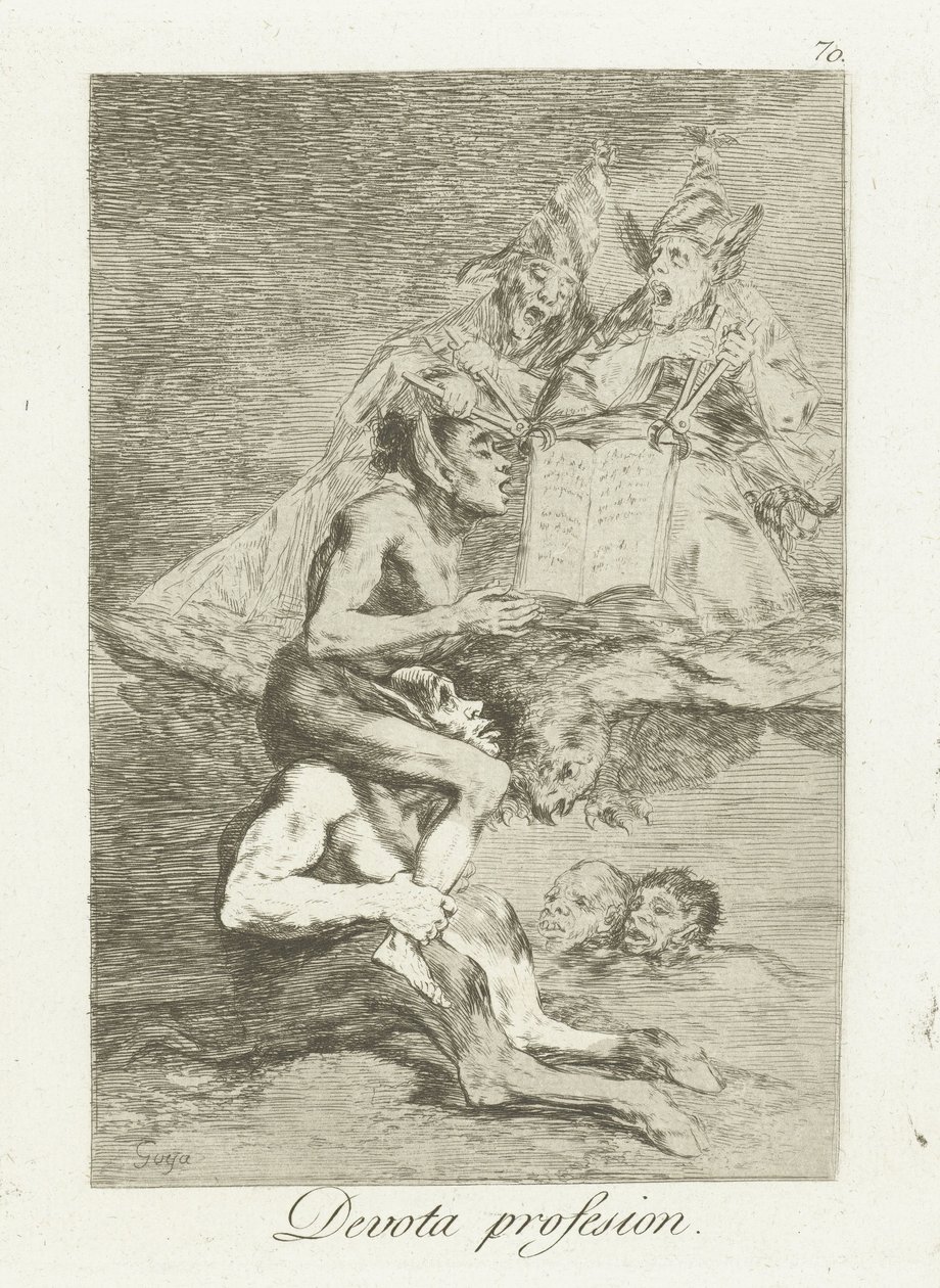 Frommes Bekenntnis von Francisco de Goya
