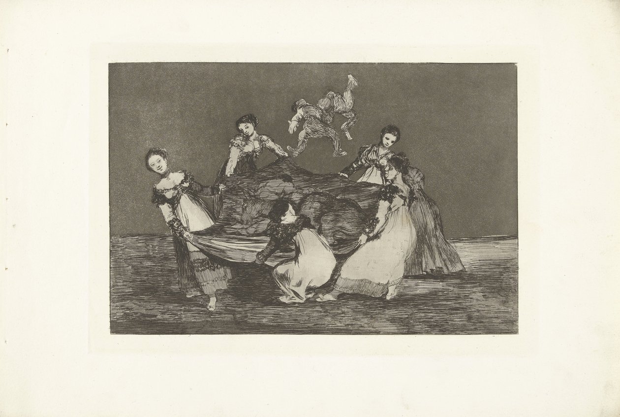 Weibliche Dummheit von Francisco de Goya