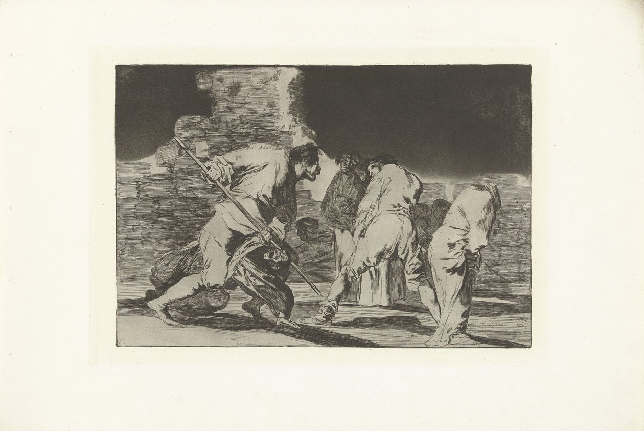 Wütender Wahnsinn von Francisco de Goya