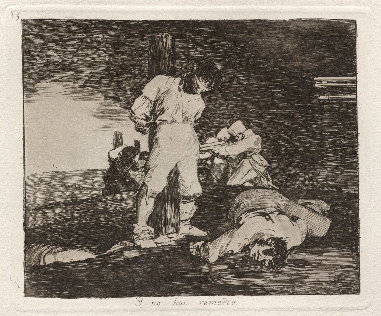 Und es gibt keine Hilfe dafür von Francisco de Goya