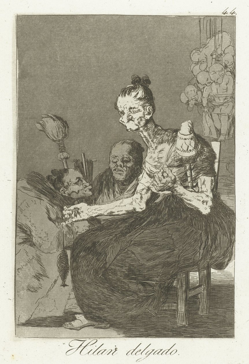Sie spinnen fein von Francisco de Goya