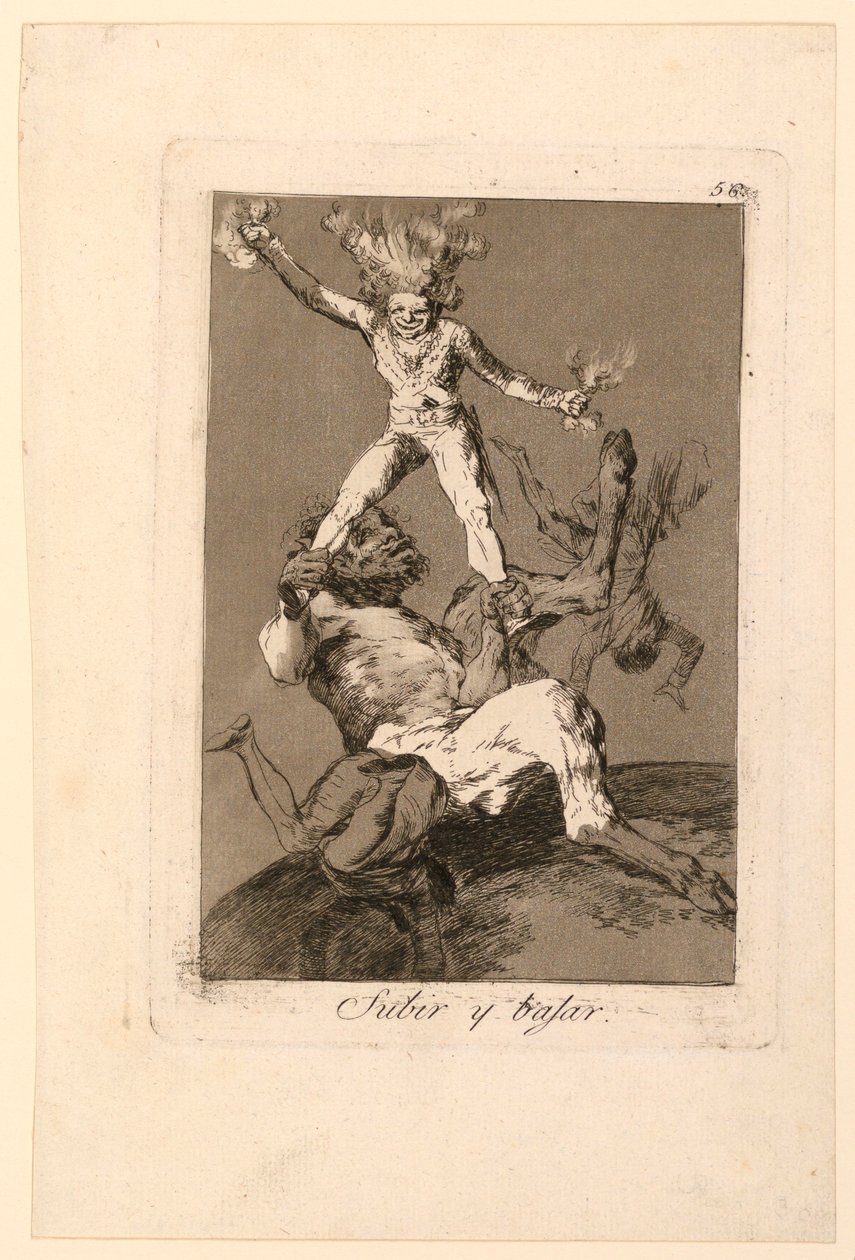 Auf und Ab von Francisco de Goya y Lucientes