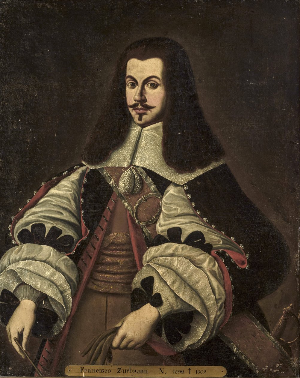 Porträt von Francisco de Zurbaran von Francisco de Zurbaran
