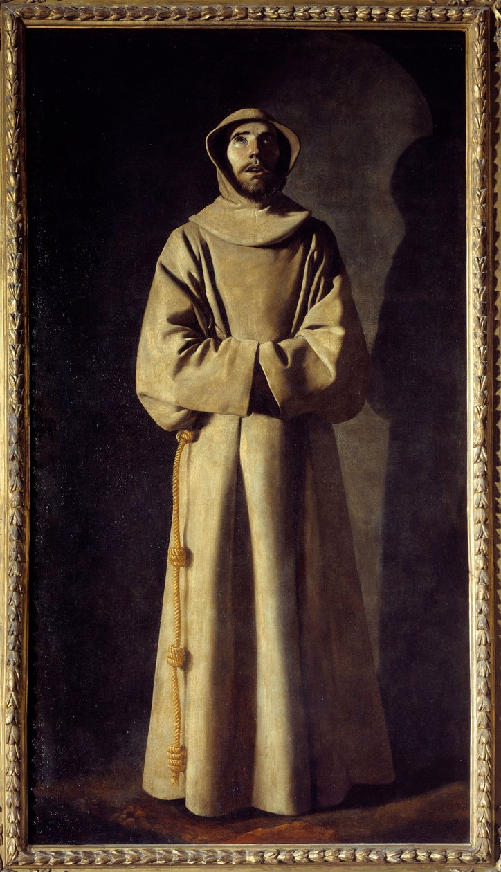 Porträt des heiligen Franziskus von Assisi: Der Heilige in Ekstase von Francisco de Zurbaran