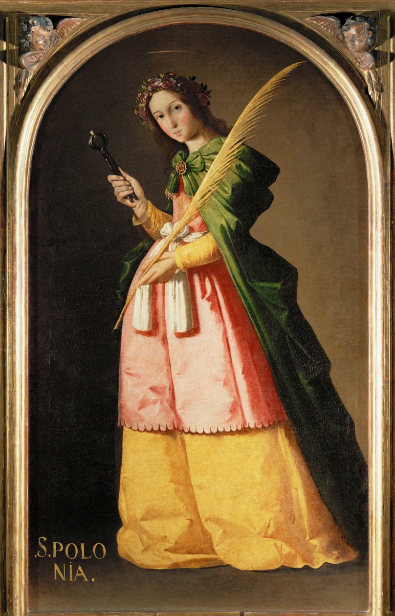 Heilige Apollonia von Francisco de Zurbaran