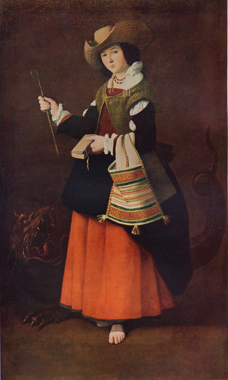 Heilige Margareta von Antiochia von Francisco de Zurbaran