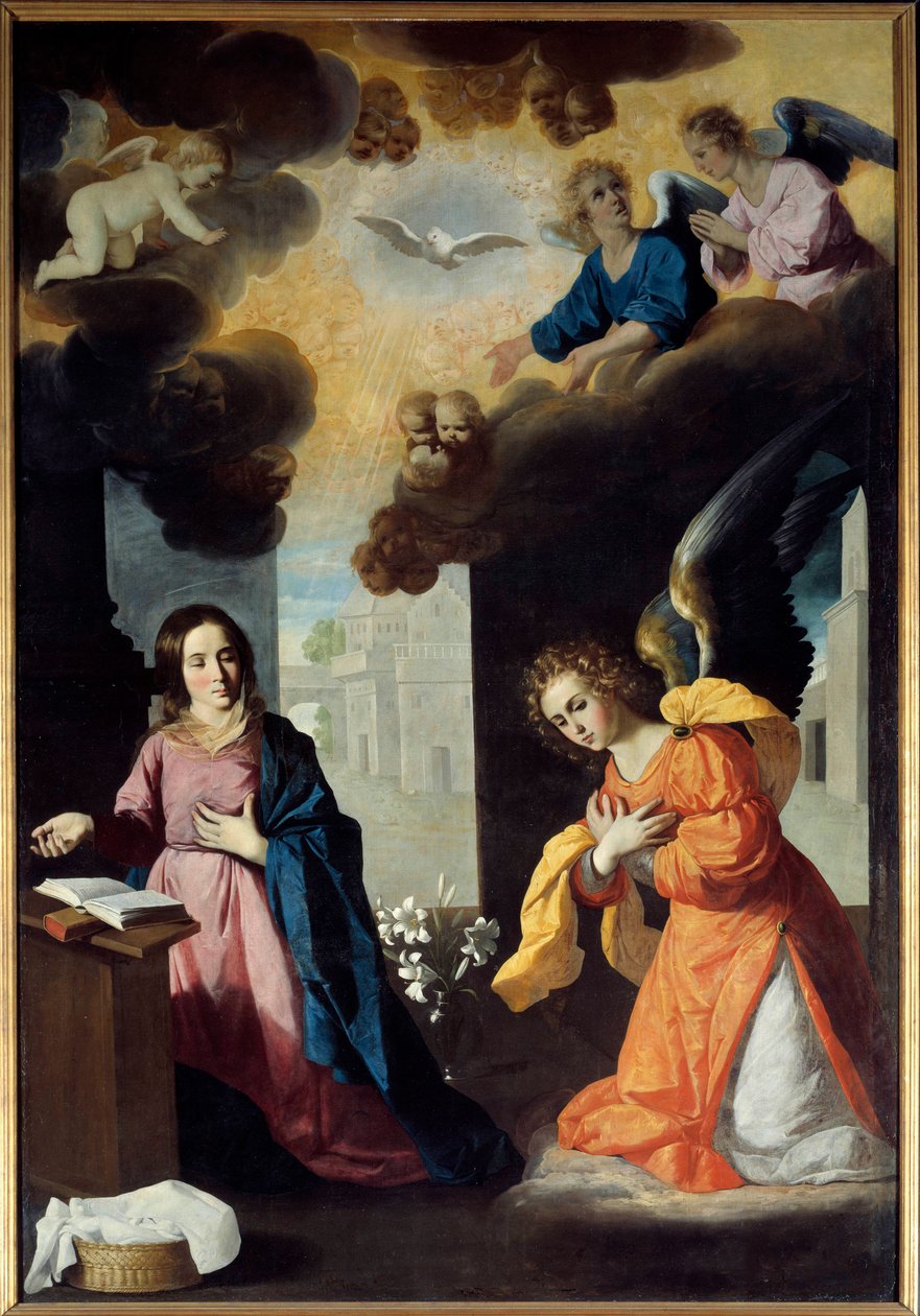Die Verkündigung von Francisco de Zurbaran
