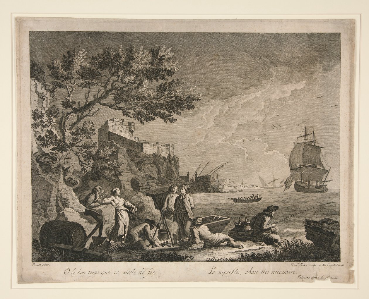 O le bon tems que ce siecle de fer von Francisco del Pedro