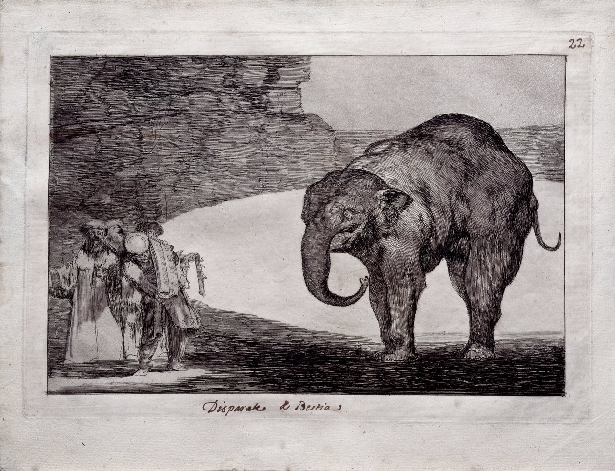 Tierische Torheit von Francisco de Goya