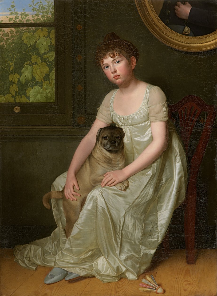 Porträt von Sylvie de la Rue von Franciscus Joseph Octave van der Donckt
