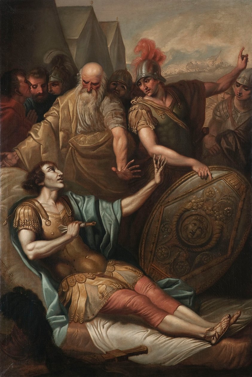Der Tod des Epaminondas von Franciszek Smuglewicz
