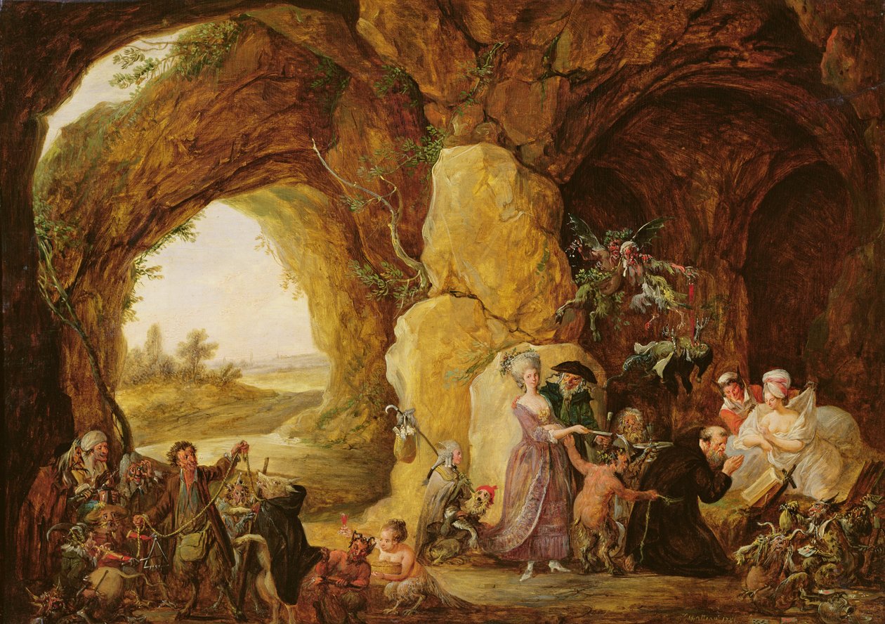 Die Versuchung des heiligen Antonius, 1781 von Francois Louis Joseph Watteau