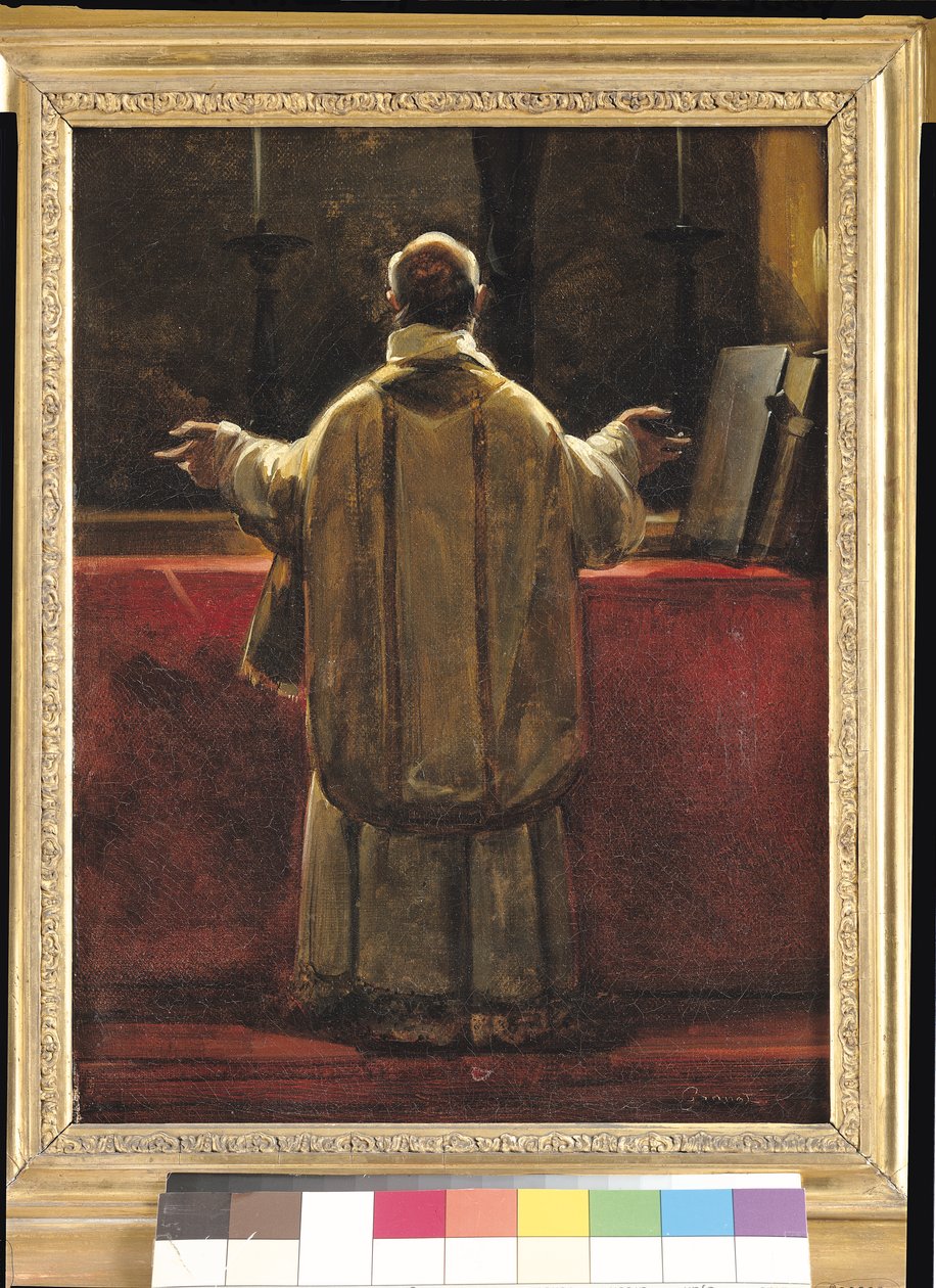 Priester am Altar von Francois-Marius Granet