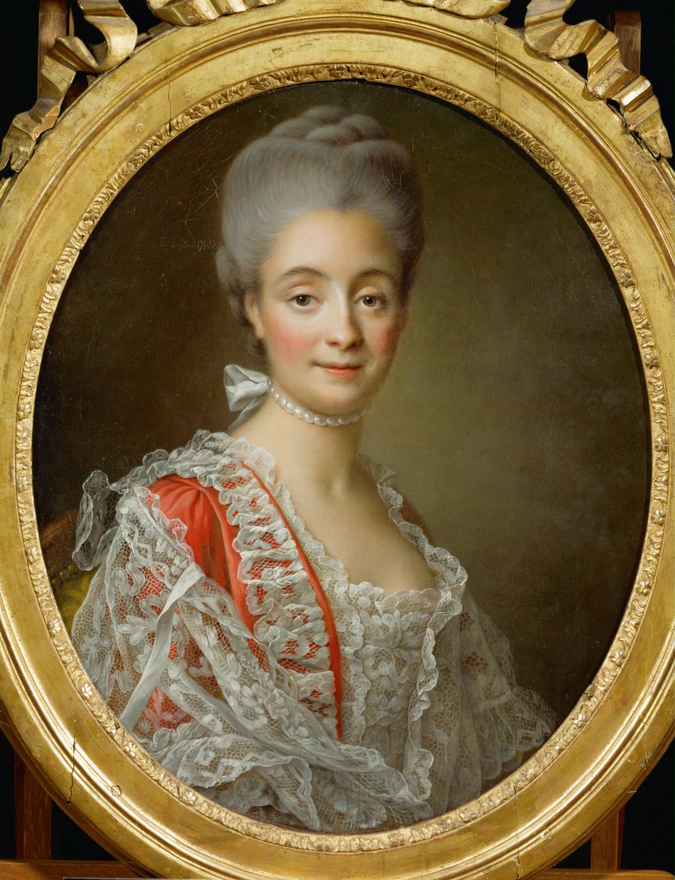 Porträt von Mme. Jacques-Benoit Loys von Francois-Hubert Drouais