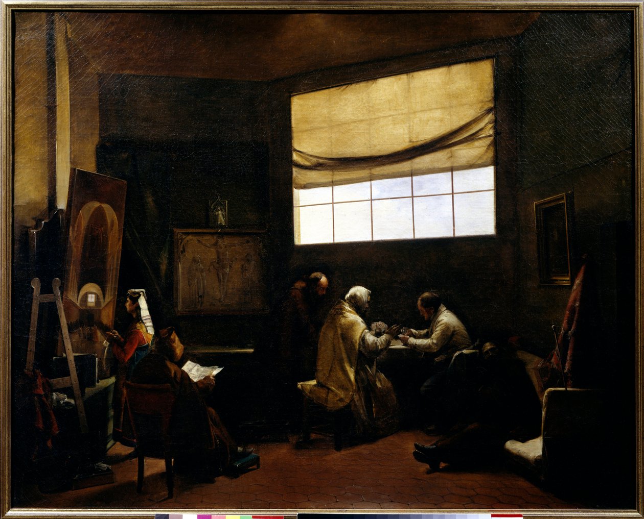 Das Atelier des Malers. Gemälde von François Marius Granet von Francois Marius Granet