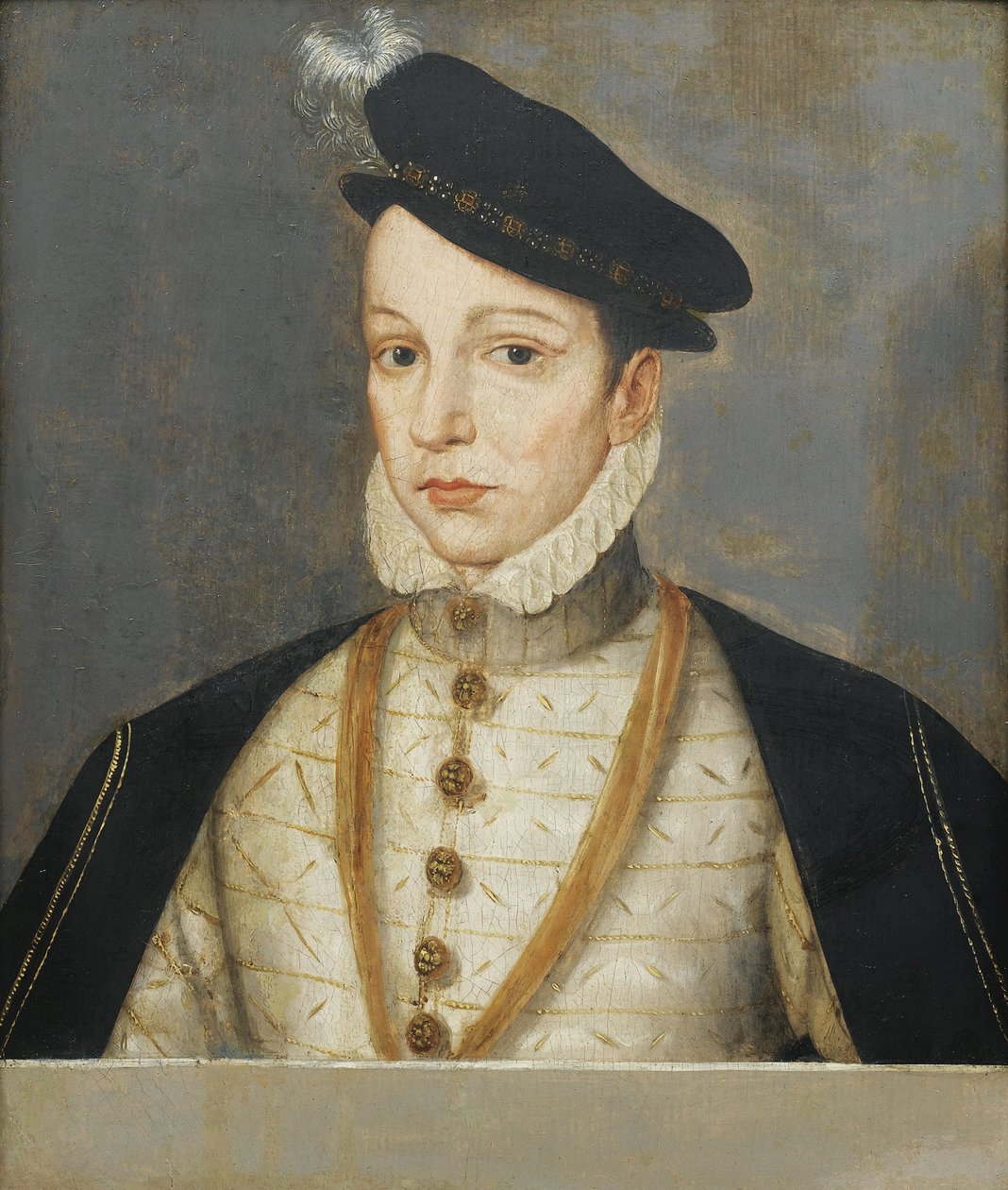 Porträt von König Karl IX. von Frankreich von Francois (school of) Clouet
